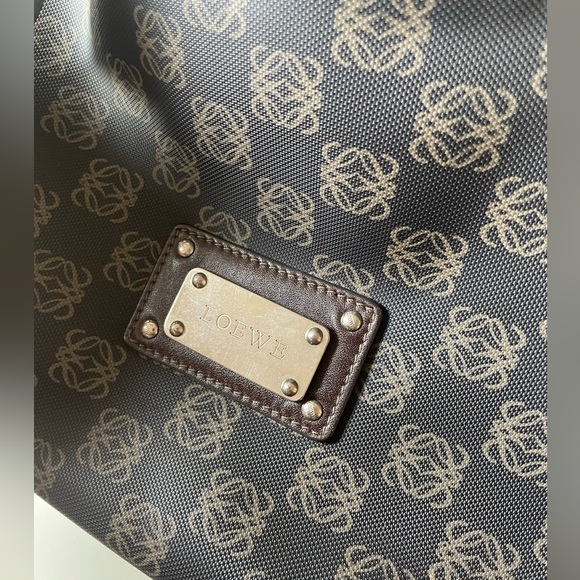 SOLD Vintage Loewe anagram tote - Picture 2 of 14